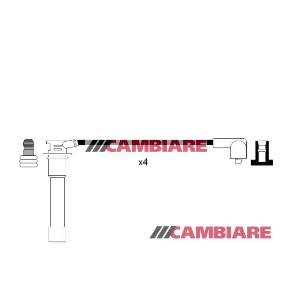 Cambiare VE522017 HT Leads Ignition Cables Set