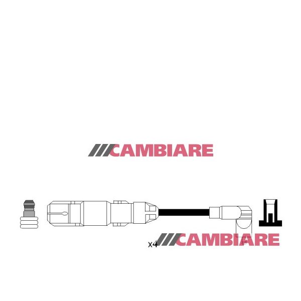 Cambiare VE522025 HT Leads Ignition Cables Set