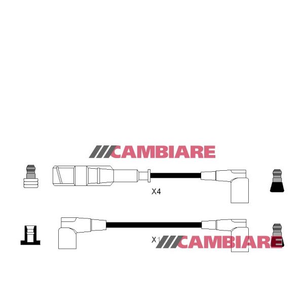 Cambiare VE522029 HT Leads Ignition Cables Set