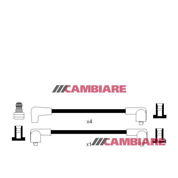 Cambiare VE522075 HT Leads Ignition Cables Set