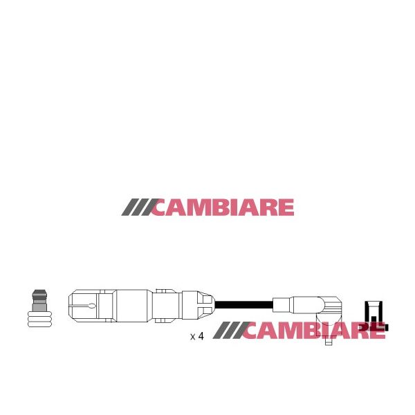 Cambiare VE522077 HT Leads Ignition Cables Set