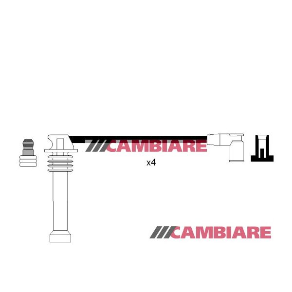 Cambiare VE522078 HT Leads Ignition Cables Set