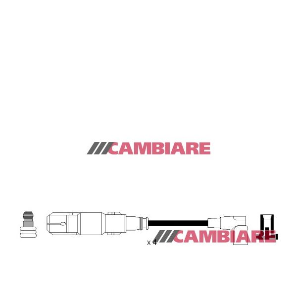 Cambiare VE522082 HT Leads Ignition Cables Set
