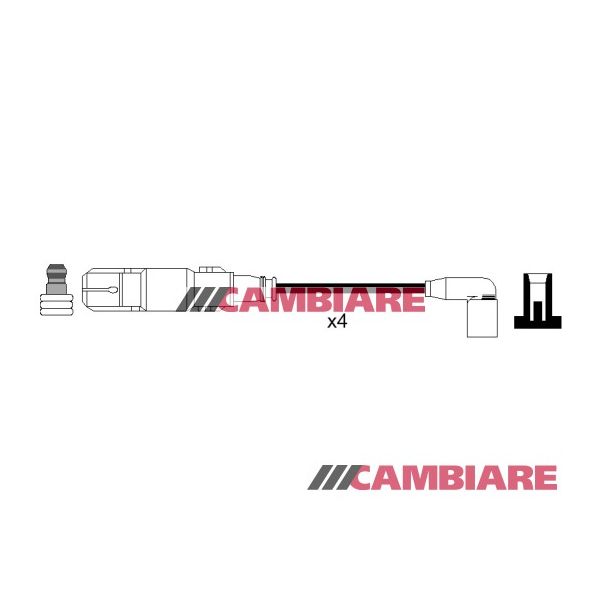 Cambiare VE522085 HT Leads Ignition Cables Set
