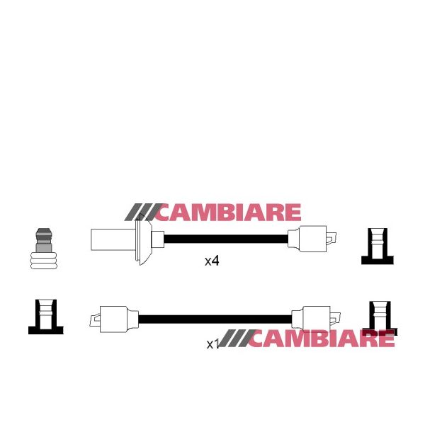 Cambiare VE522093 HT Leads Ignition Cables Set