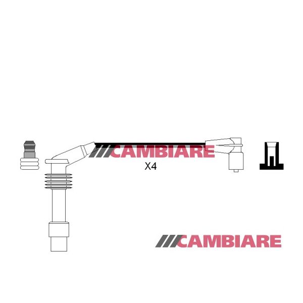 Cambiare VE522102 HT Leads Ignition Cables Set