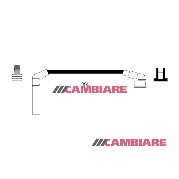 Cambiare VE522181 HT Leads Ignition Cables Set