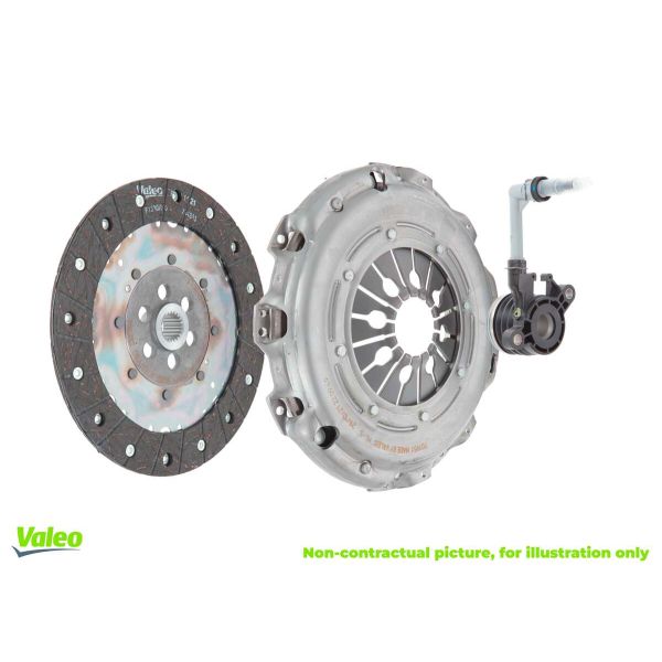 Valeo 834073 Clutch Kit 3pc (Cover+Plate+CSC)