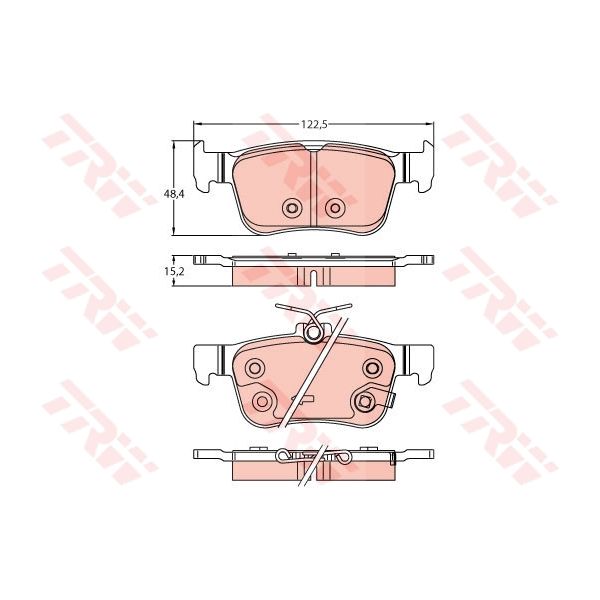 TRW GDB2256 Brake Pads Set