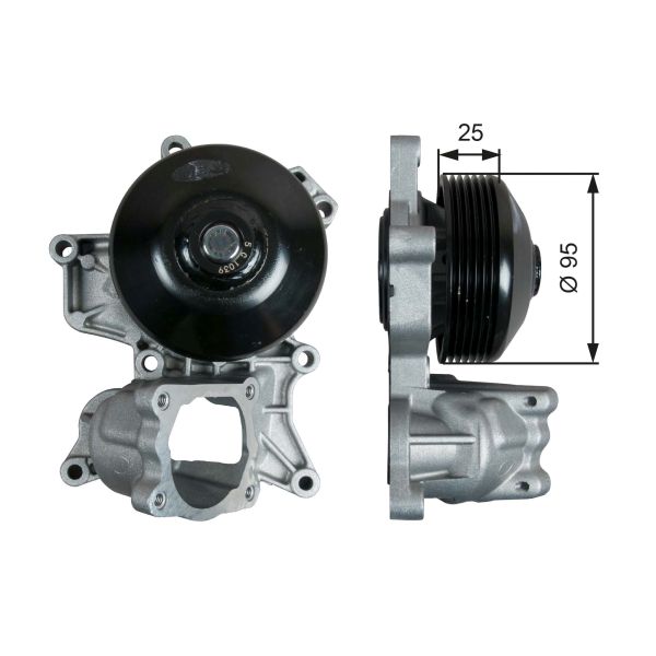Gates WP0121 Water Pump