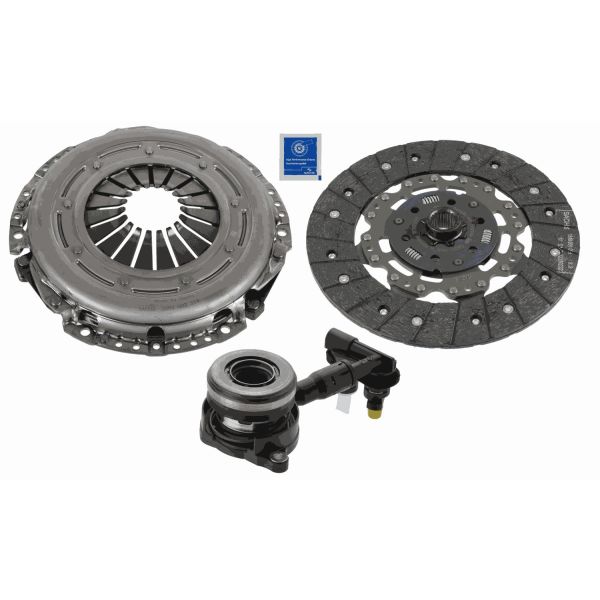 Sachs 3000990422 Clutch Kit 3pc (Cover+Plate+CSC)
