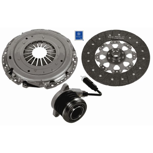 Sachs 3000990418 Clutch Kit 3pc (Cover+Plate+CSC)
