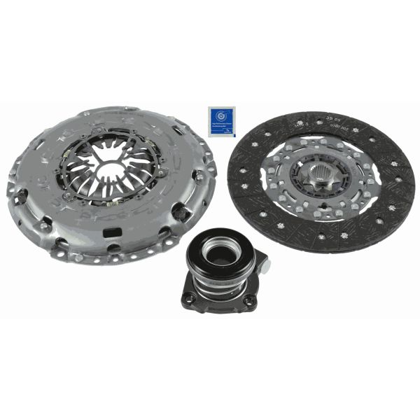 Sachs 3000990402 Clutch Kit 3pc (Cover+Plate+CSC)