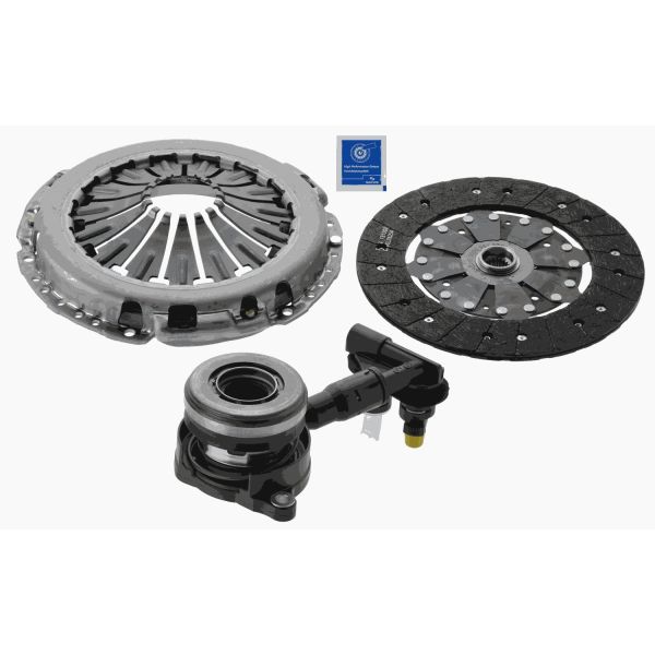 Sachs 3000990388 Clutch Kit 3pc (Cover+Plate+CSC)
