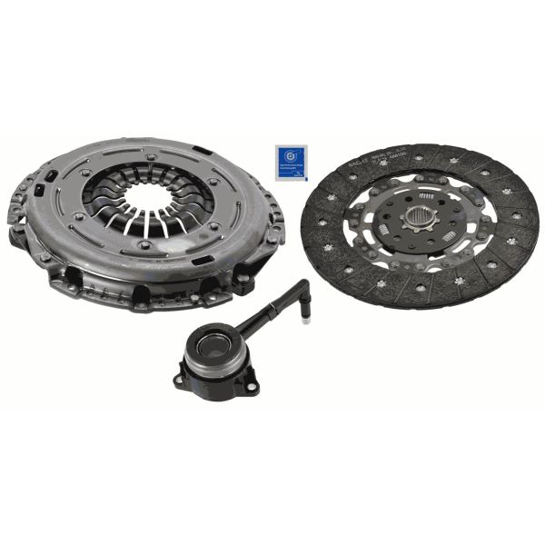 Sachs 3000990331 Clutch Kit 3pc (Cover+Plate+CSC)