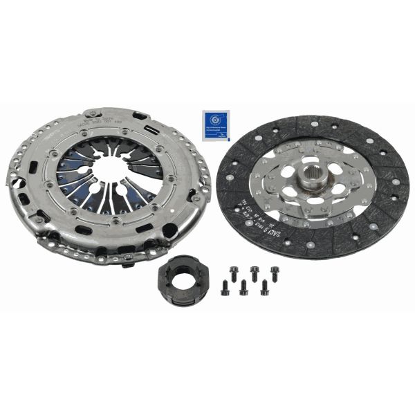 Sachs 3000970036 Clutch Kit 3pc (Cover+Plate+Releaser)