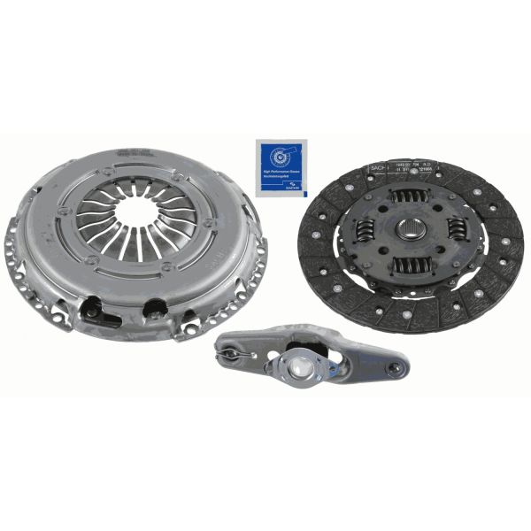 Sachs 3000950023 Clutch Kit 3pc (Cover+Plate+Releaser)