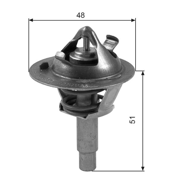 Gates TH38490G1 Coolant Thermostat