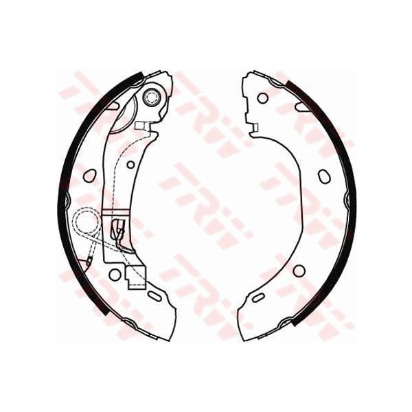 TRW GS8472 Brake Shoes Set