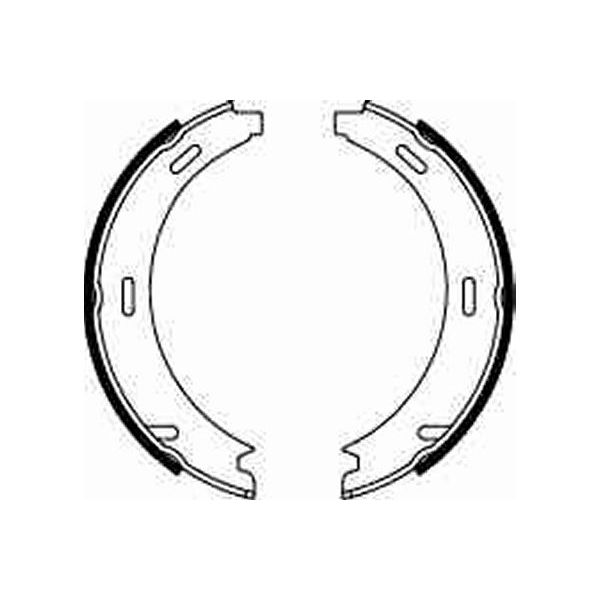 TRW GS8208 Handbrake Shoes Set