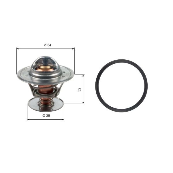 Gates TH13684G1 Coolant Thermostat