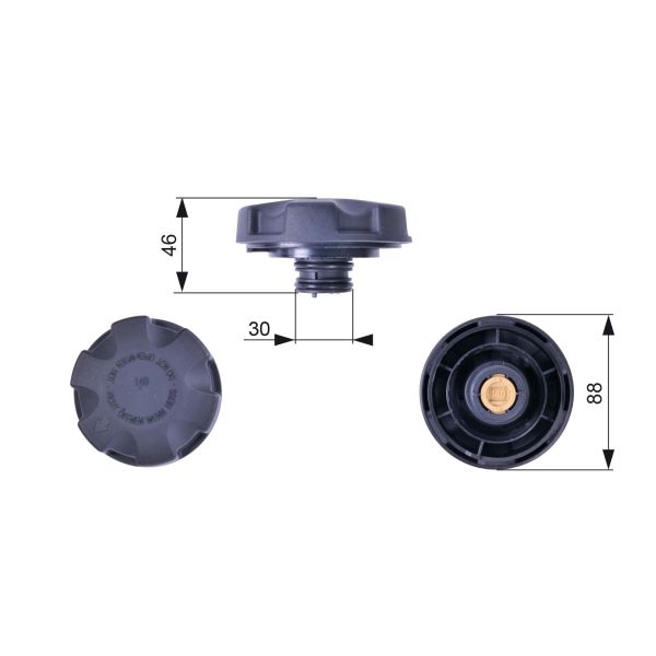 Gates RC241 Radiator Cap