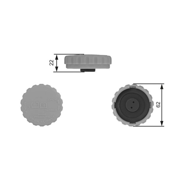 Gates RC235 Radiator Cap