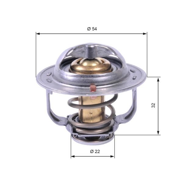 Gates TH42589G1 Coolant Thermostat