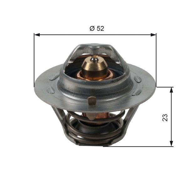 Gates TH14088G1 Coolant Thermostat