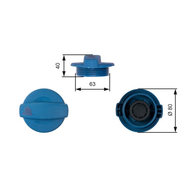 Gates RC237 Radiator Cap