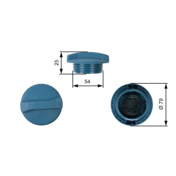 Gates RC205 Radiator Cap