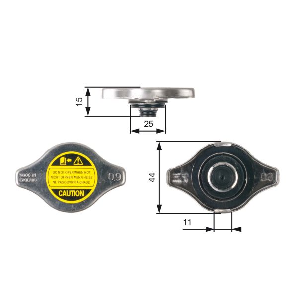 Gates RC127 Radiator Cap