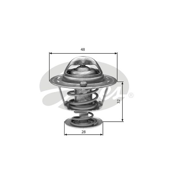 Gates TH32576G1 Coolant Thermostat