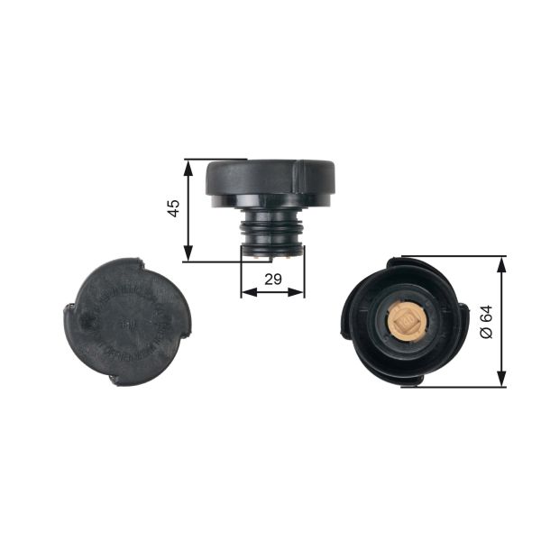 Gates RC207 Radiator Cap