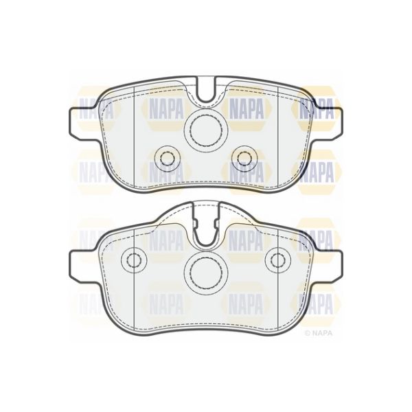 NAPA NBP1763 Brake Pads Set