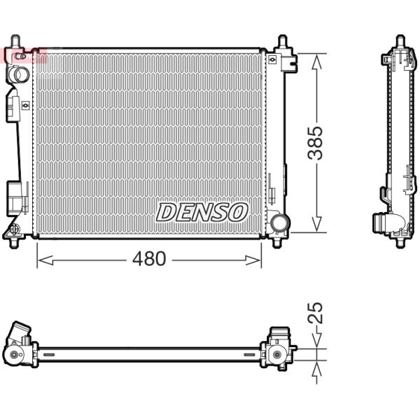 Denso DRM43011 Radiator