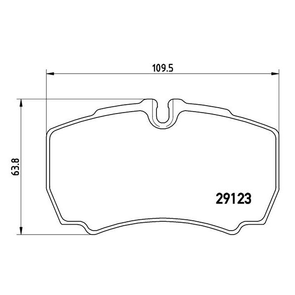 Brembo PA6023 Brake Pads Set