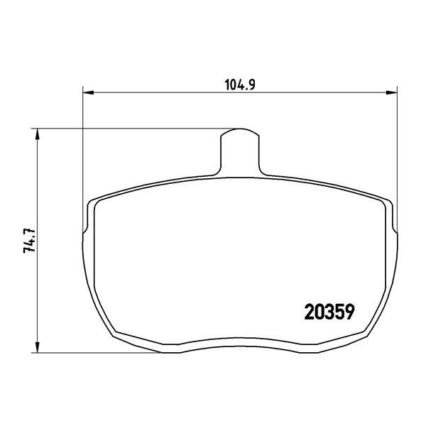 Brembo PA6001 Brake Pads Set