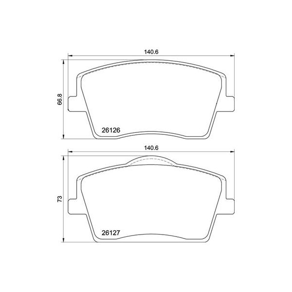 Brembo P86031 Brake Pads Set