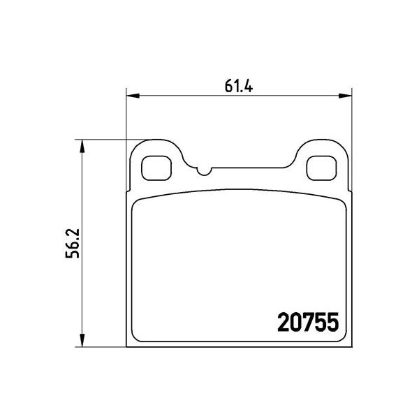 Brembo P86002 Brake Pads Set