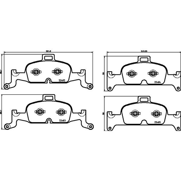 Brembo P85164 Brake Pads Set