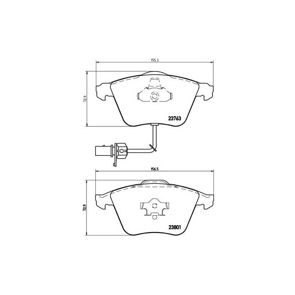 Brembo P85084 Brake Pads Set
