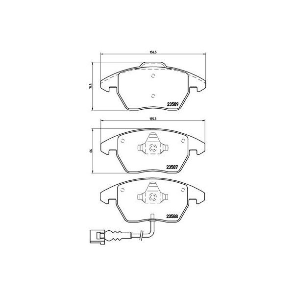 Brembo P85075 Brake Pads Set