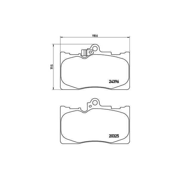 Brembo P83072 Brake Pads Set