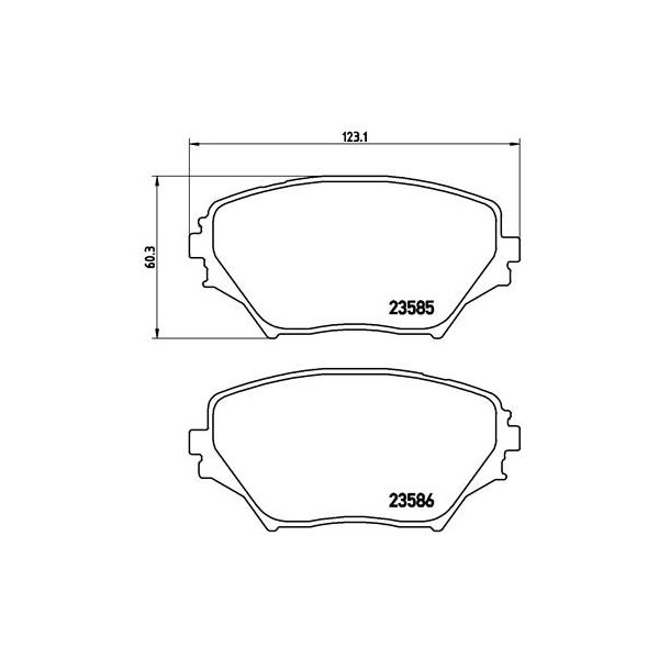 Brembo P83055 Brake Pads Set