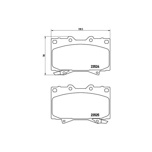 Brembo P83048 Brake Pads Set