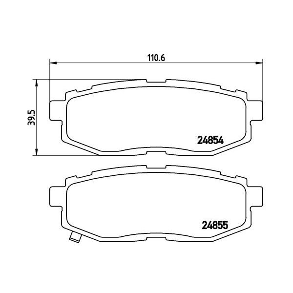 Brembo P78018 Brake Pads Set