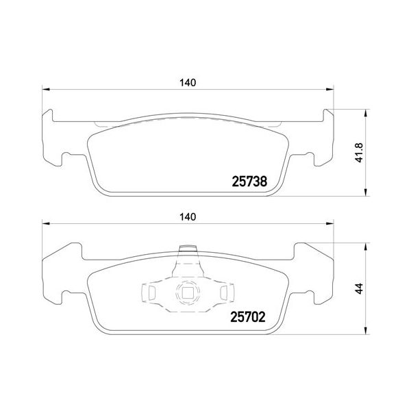Brembo P68060 Brake Pads Set