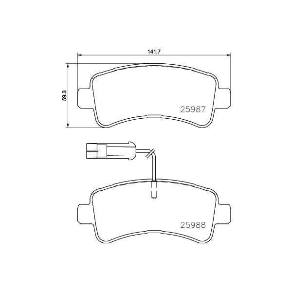 Brembo P61130 Brake Pads Set
