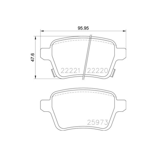 Brembo P59086 Brake Pads Set